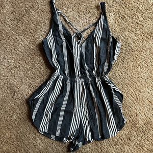 Swim cover up romper